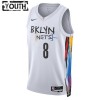 Dres Brooklyn Nets Patty Mills 8 Nike 2022-23 City Edition Bijela Swingman - Dječji